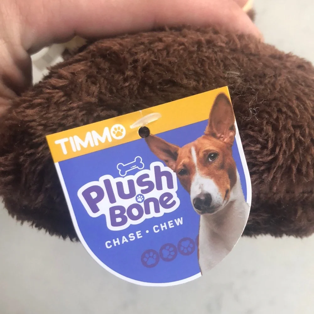Plush Bone Dog Toy